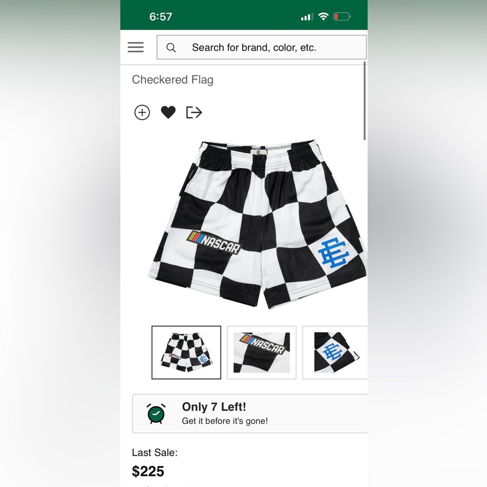 Eric Emanuel shorts